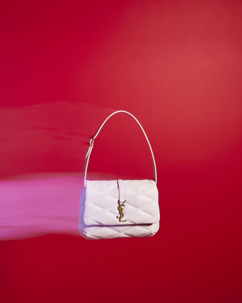Ysl red quilted bag shop