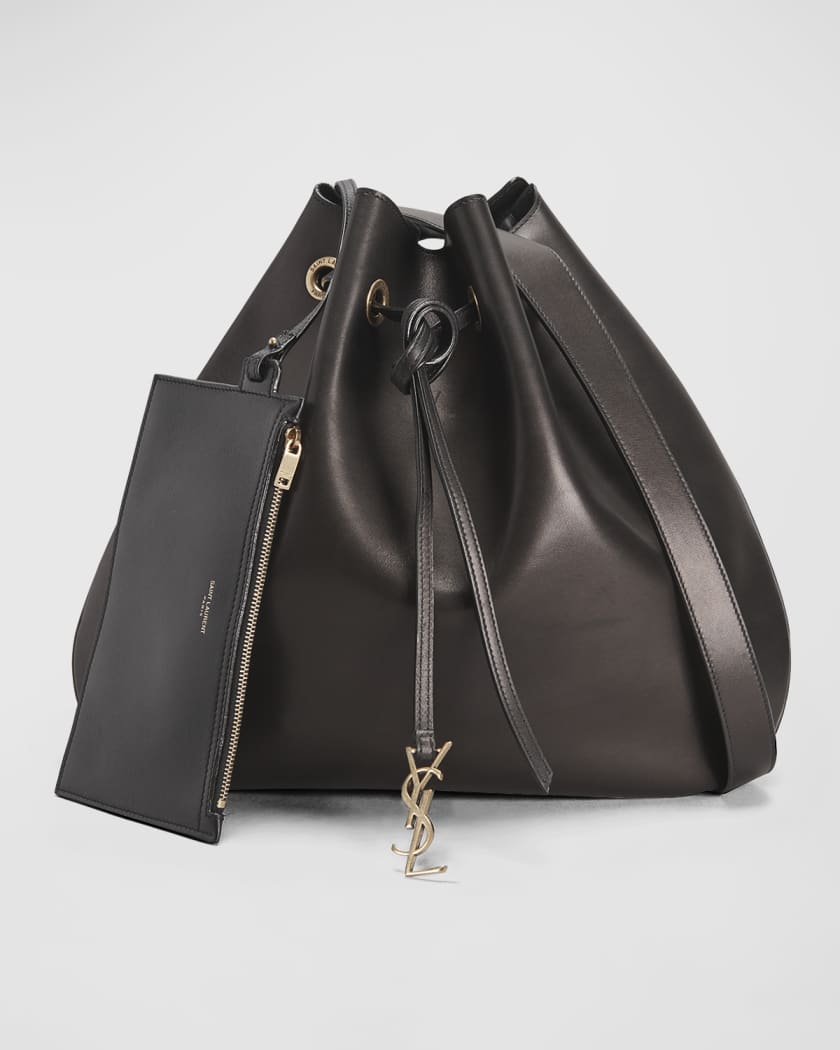 Womens Bags Hobo bags and purses Saint Laurent Leather Hobo in Black 