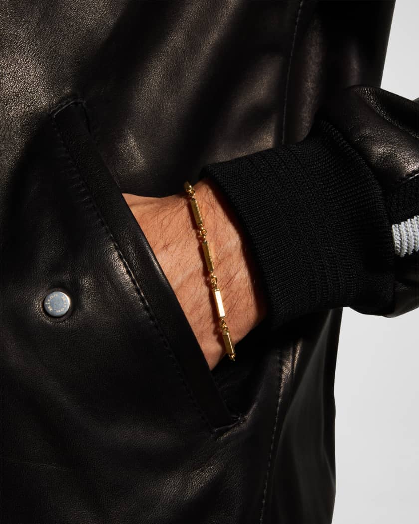 1 5/8 Wide Plain Black Leather Wristband