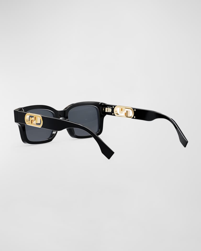 Fendi Oversized Square-frame Acetate Sunglasses - Neutrals