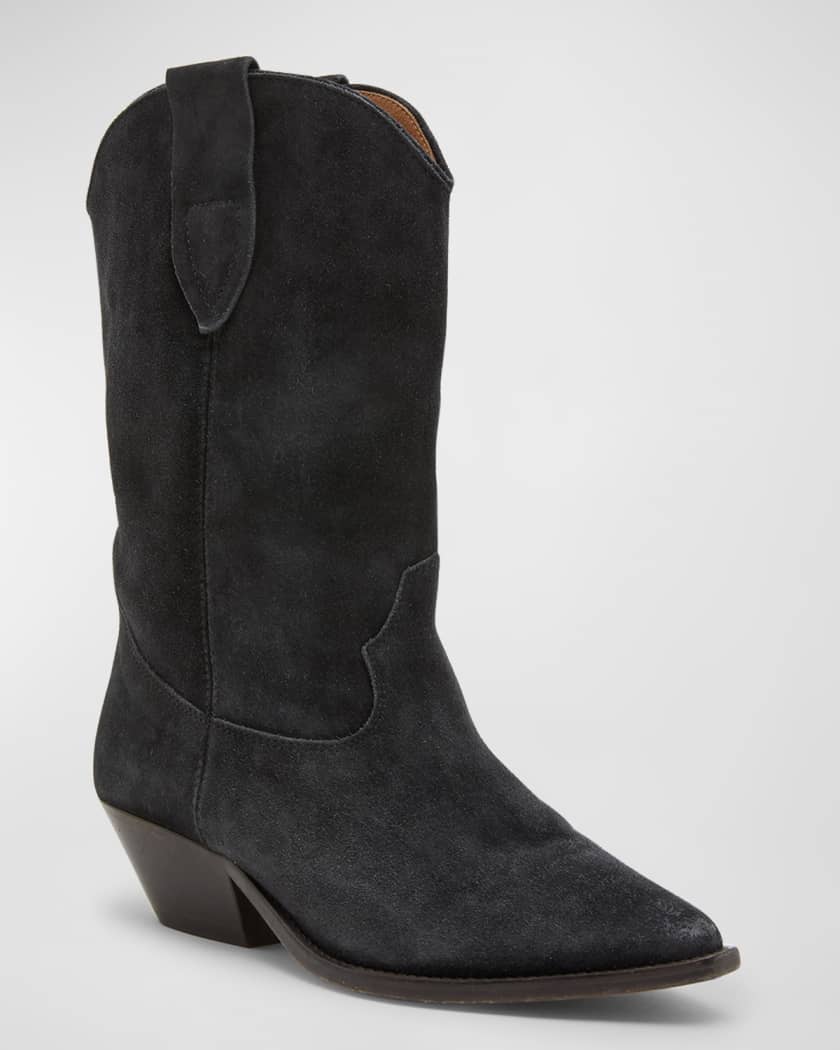 Isabel marant suede cowboy boots 2025