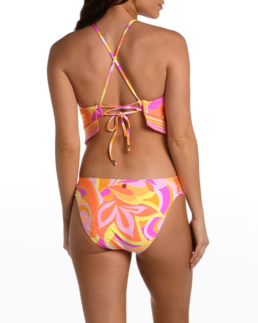 High neck midkini sales top