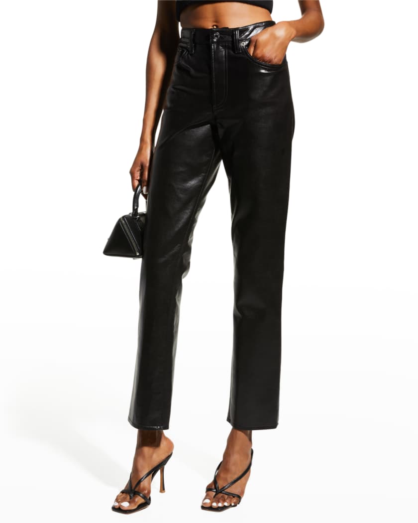 . Size 23 Black Revolve Donna Abbigliamento Pantaloni e jeans Pantaloni Pantaloni di pelle also in 25, 26, 27, 28, 29, 30, 31, 32, 33, 34 Recycled Leather Fitted 90s in 