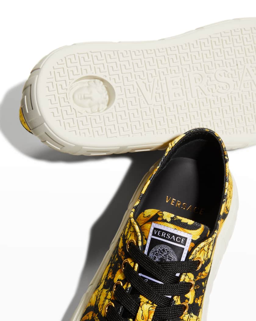 versace logo shoes