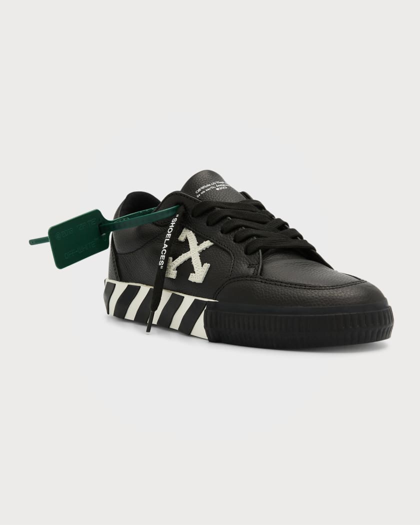 Off-White Vulcanized Bicolor Low-Top | Neiman Marcus