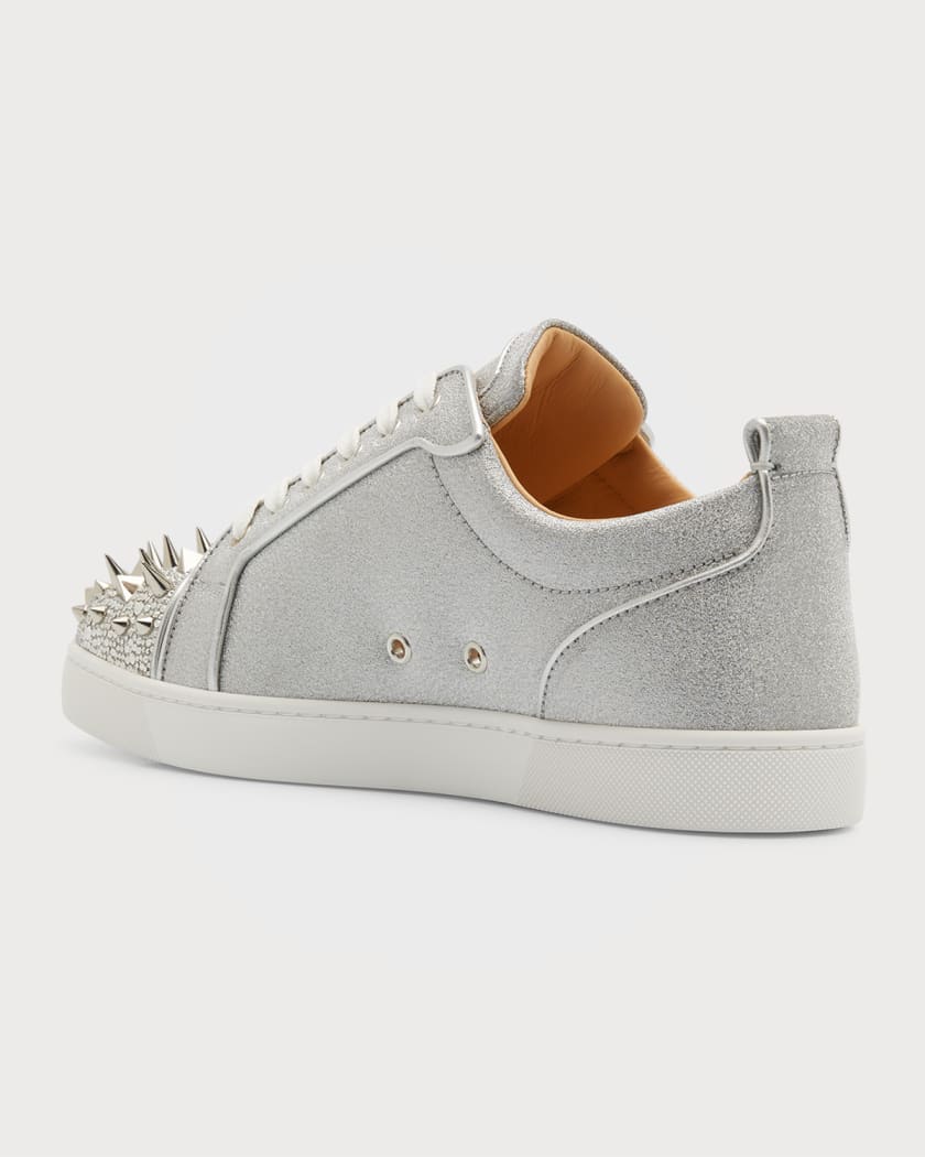 Christian Louboutin, Shoes, Christian Louboutin Womens Spike Grey Sneakers