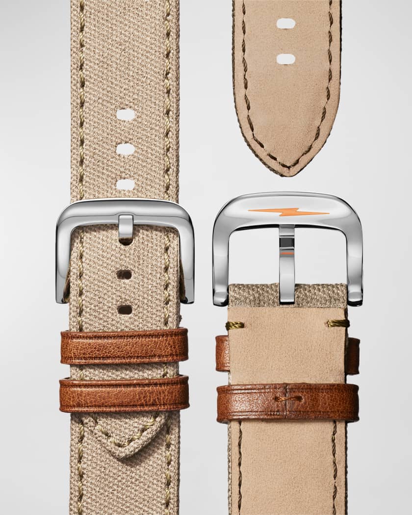 Men's The Traveler Chrono Canvas Watch, 42mm