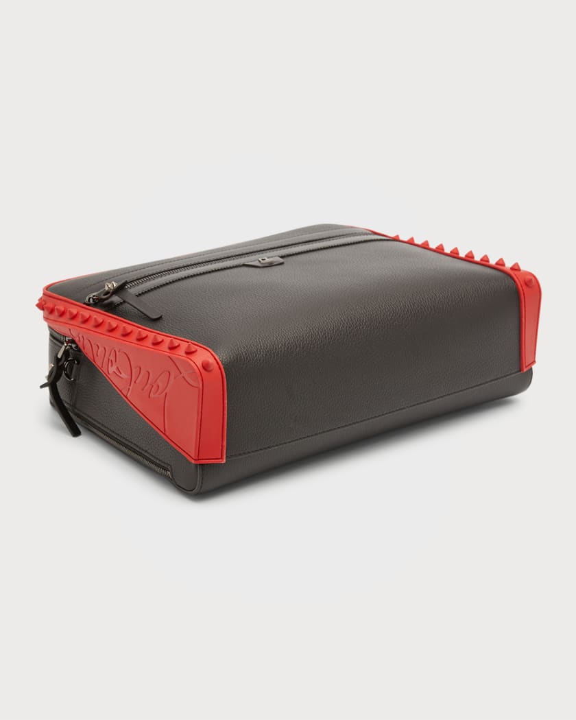 CHRISTIAN LOUBOUTIN Spiked Leather Pouch for Men