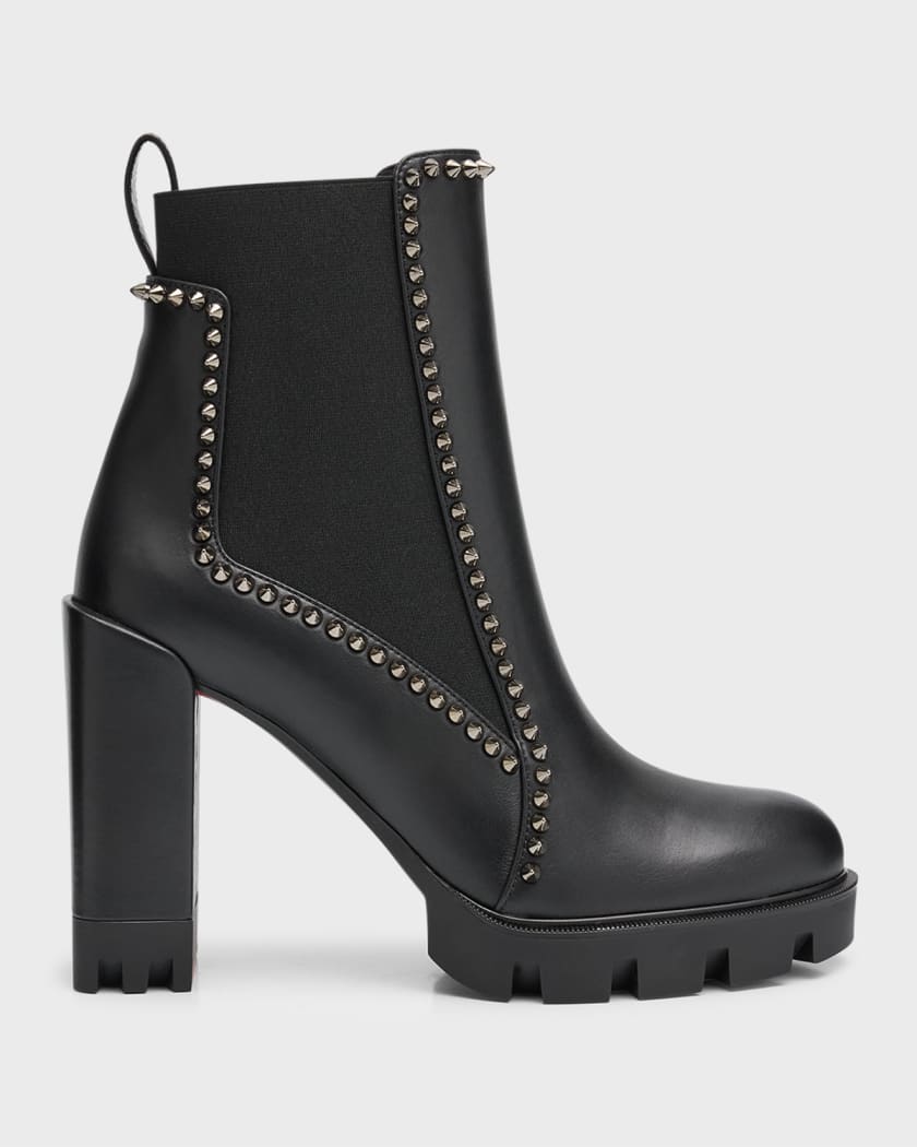 Studded buckle boots hot sale louboutin