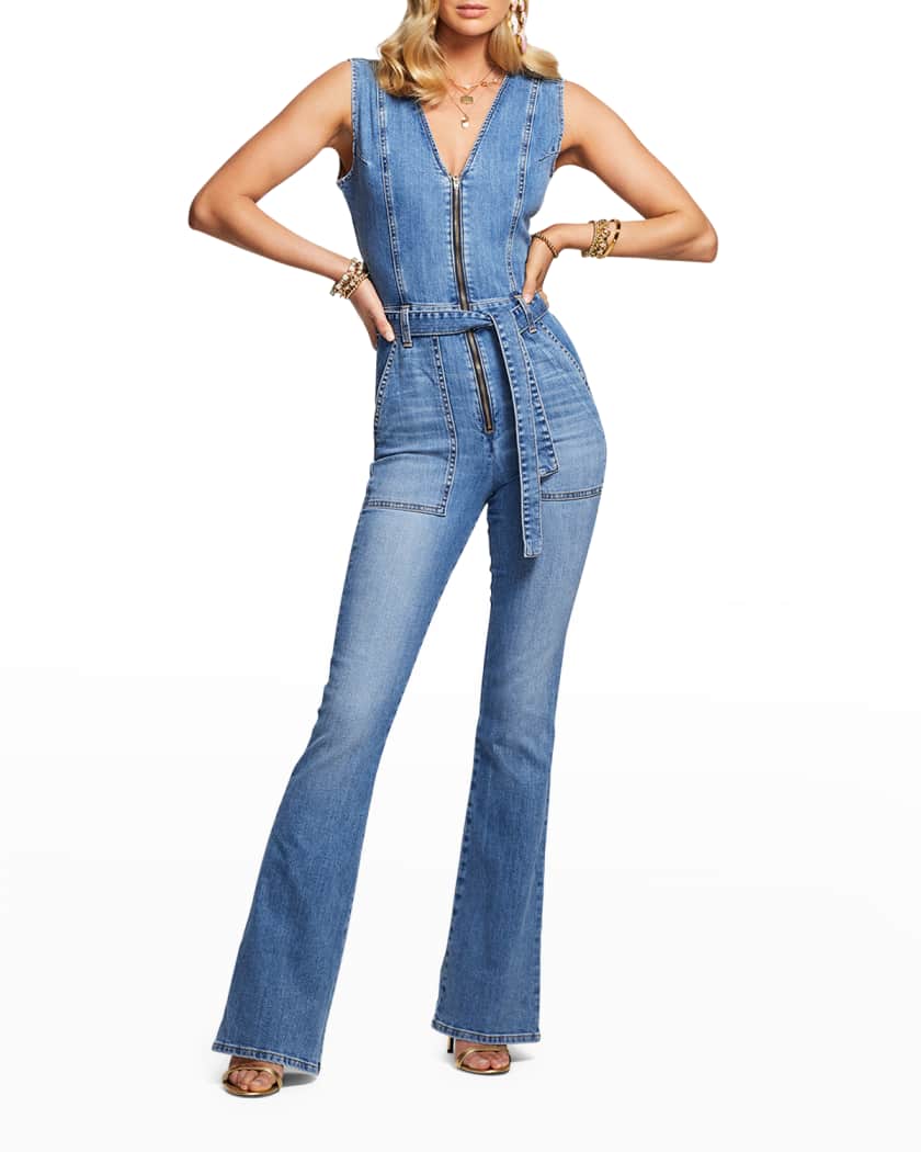 Ramy brook denim jumpsuit