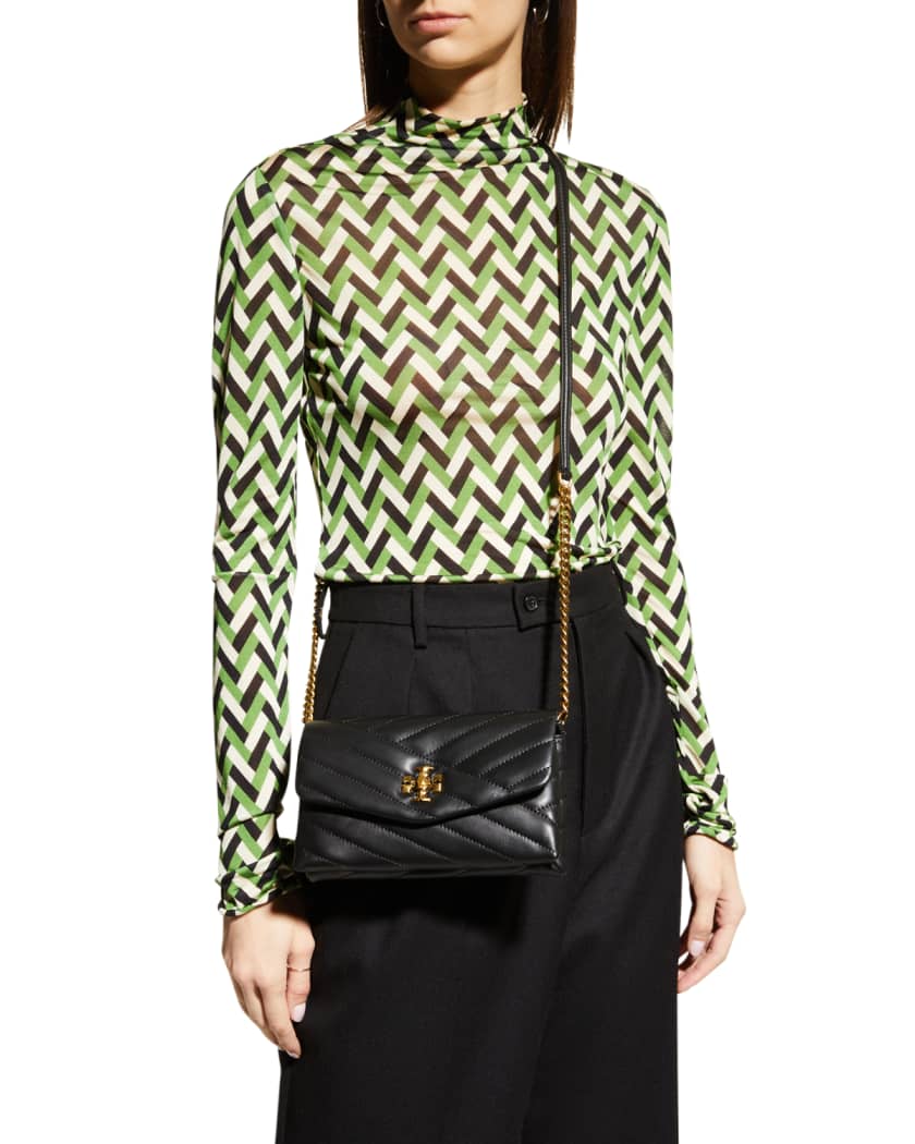 Tory Burch Kira Chevron-Quilted Leather Crossbody Bag | Neiman Marcus