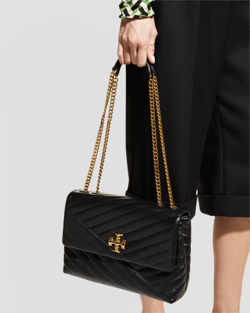 Tory burch kira chevron black sales
