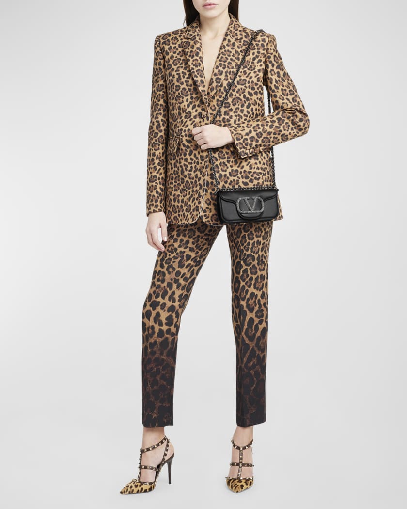 Loco VLOGO Small Calfskin Shoulder Bag