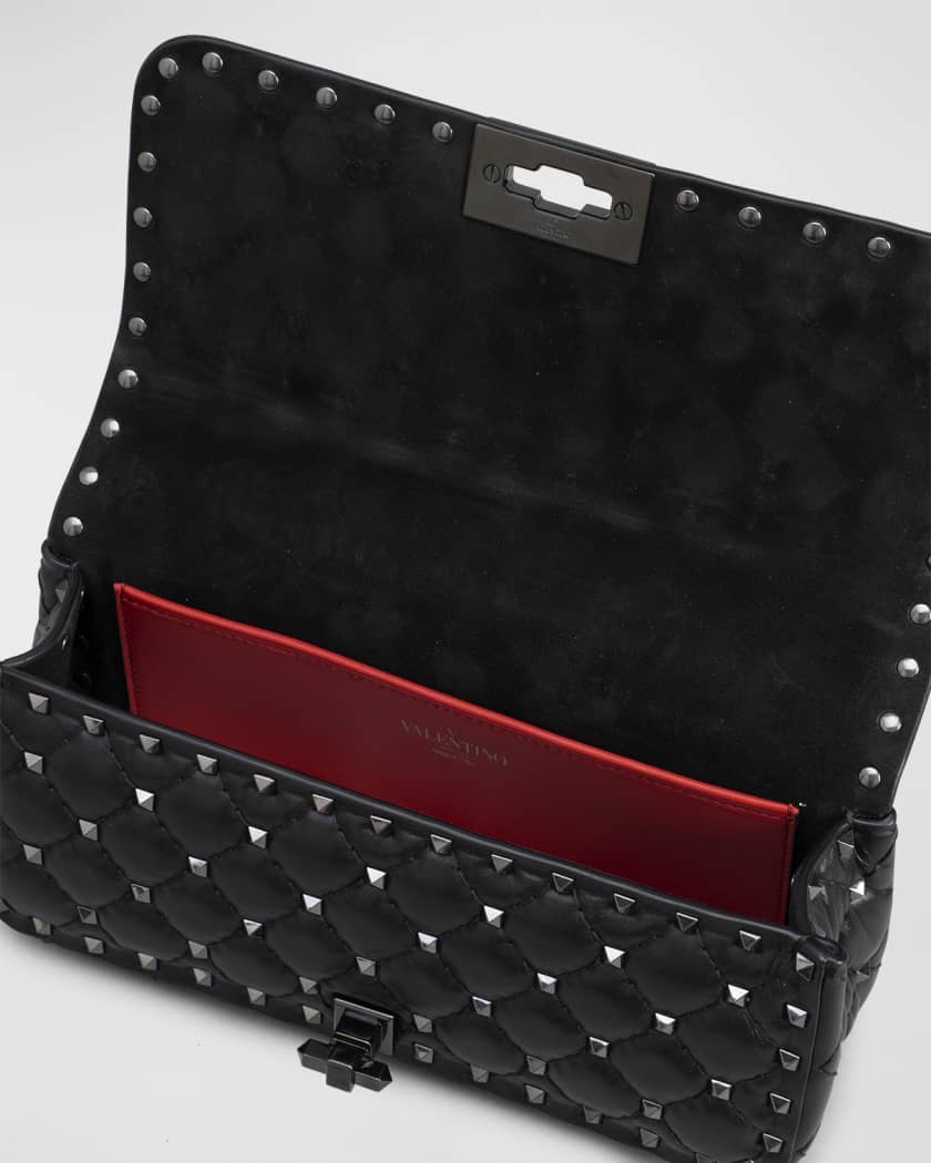 Valentino Rockstud red studded messenger bag