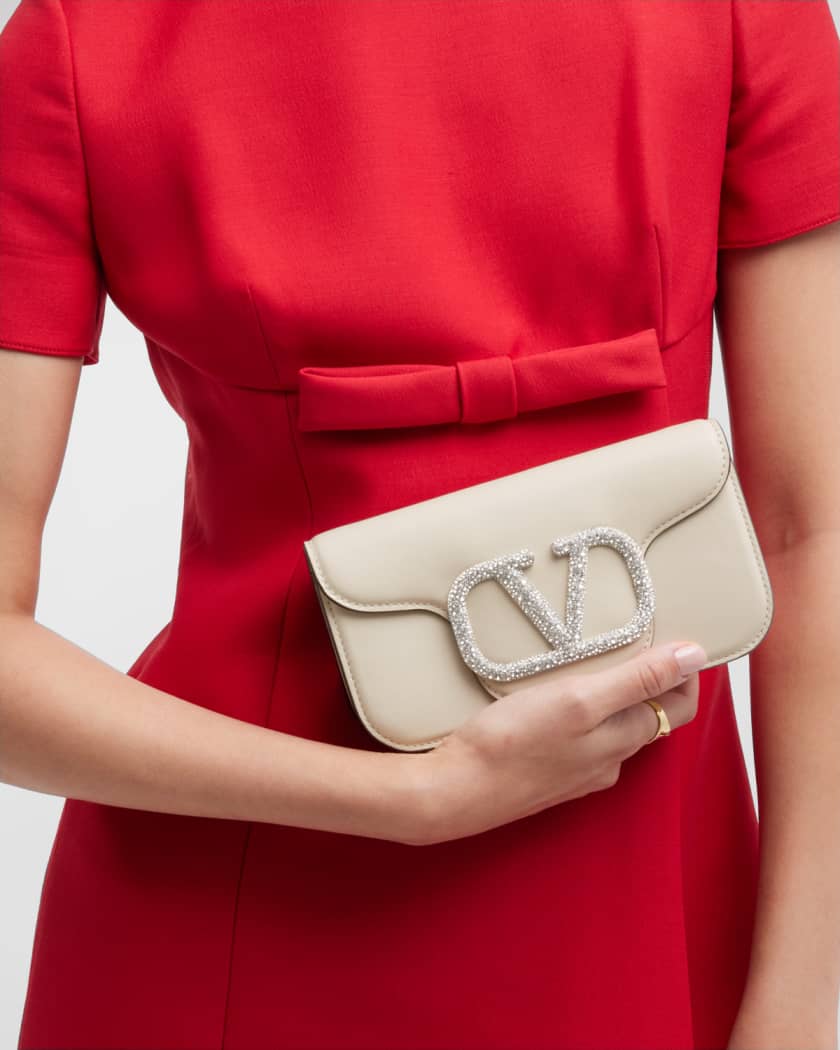 Loco Small VLOGO Lambskin Shoulder Bag