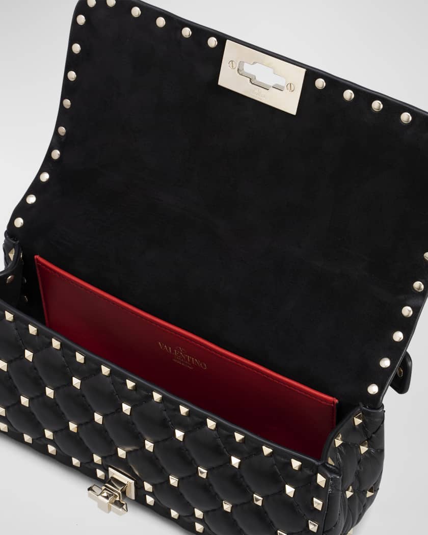 Garavani Rockstud Quilted Convertible Shoulder Bag | Neiman Marcus