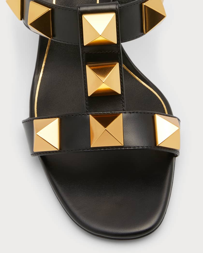 Studded discount sandals valentino