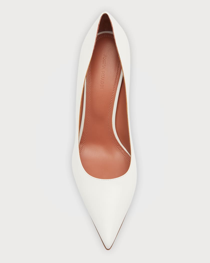 95mm Ami Mirror Leather Pumps