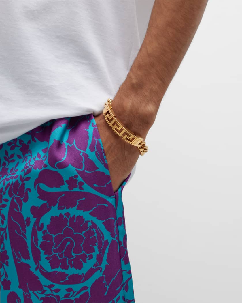Men s Greca Chain Bracelet