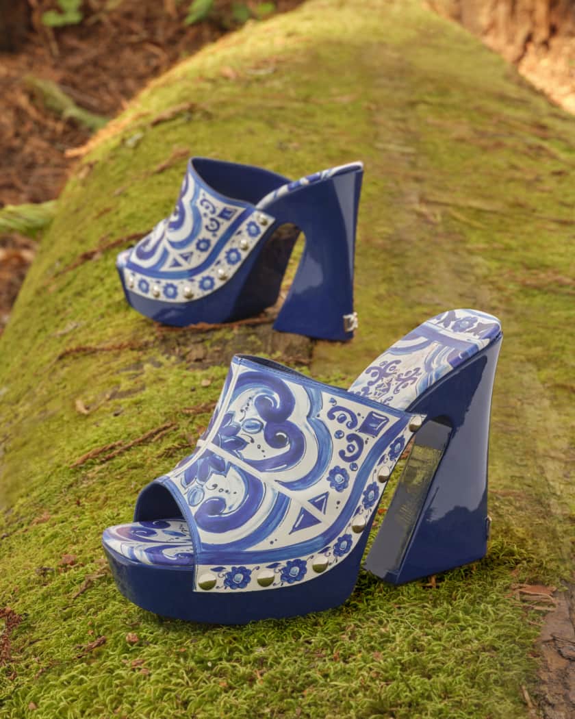 Shiny clogs cheap