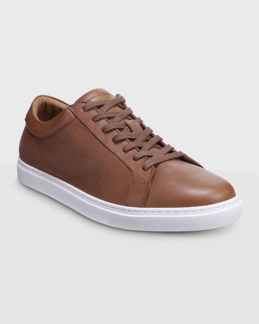 Just Don Men's Luxury Courtside Low Sneakers - Brown - Size 6