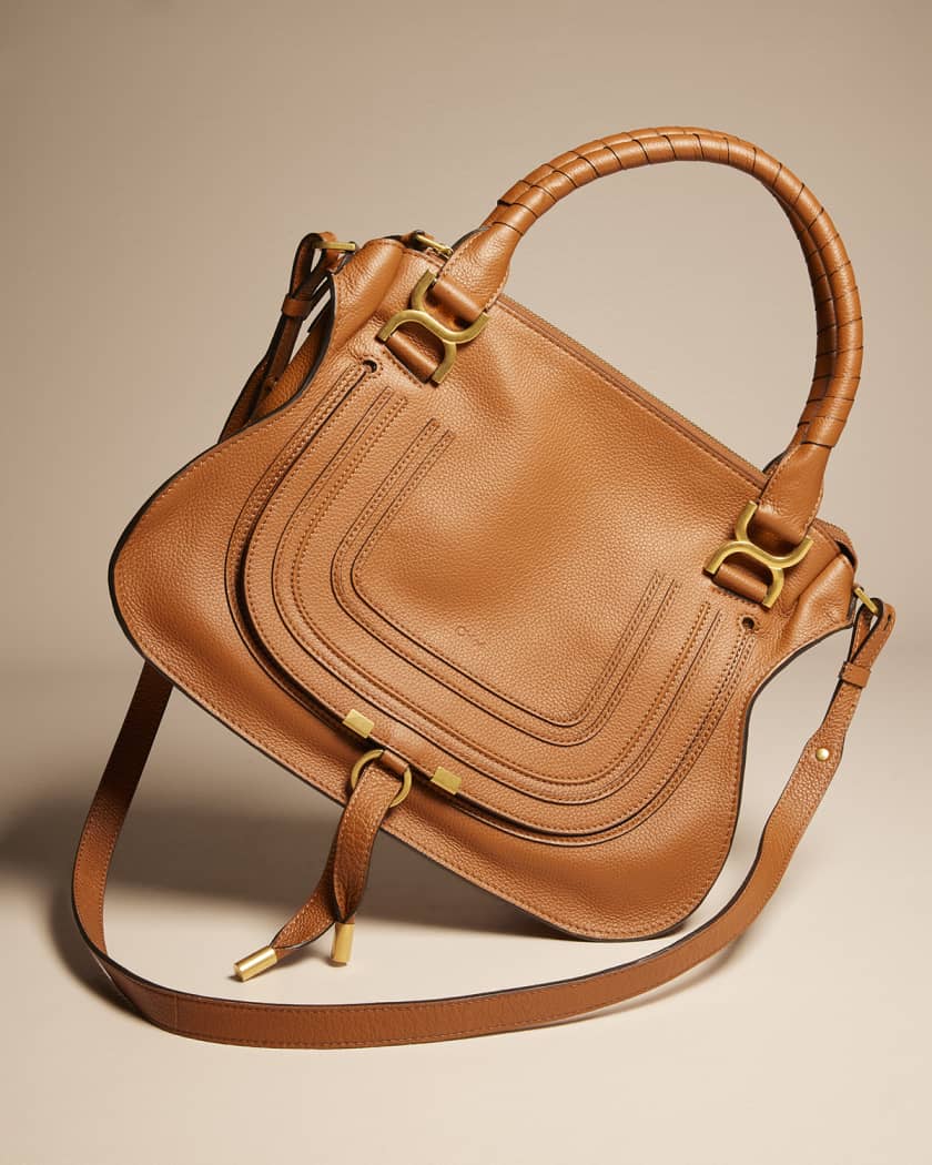 Shop Chloé Medium Marcie Leather Satchel