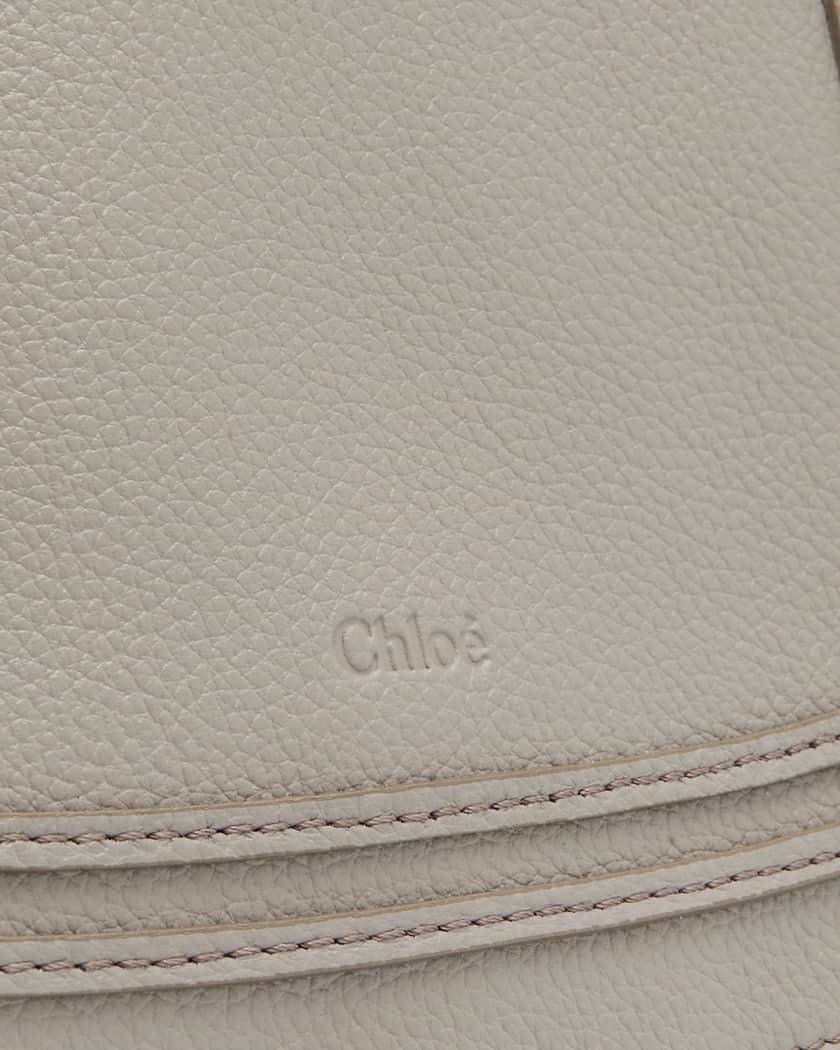 Chloe 'Medium Marcie' Leather Satchel - White