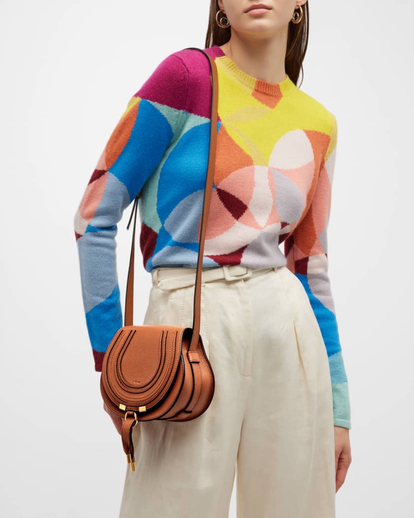Marcie Small Crossbody Bag in Grained Calfskin