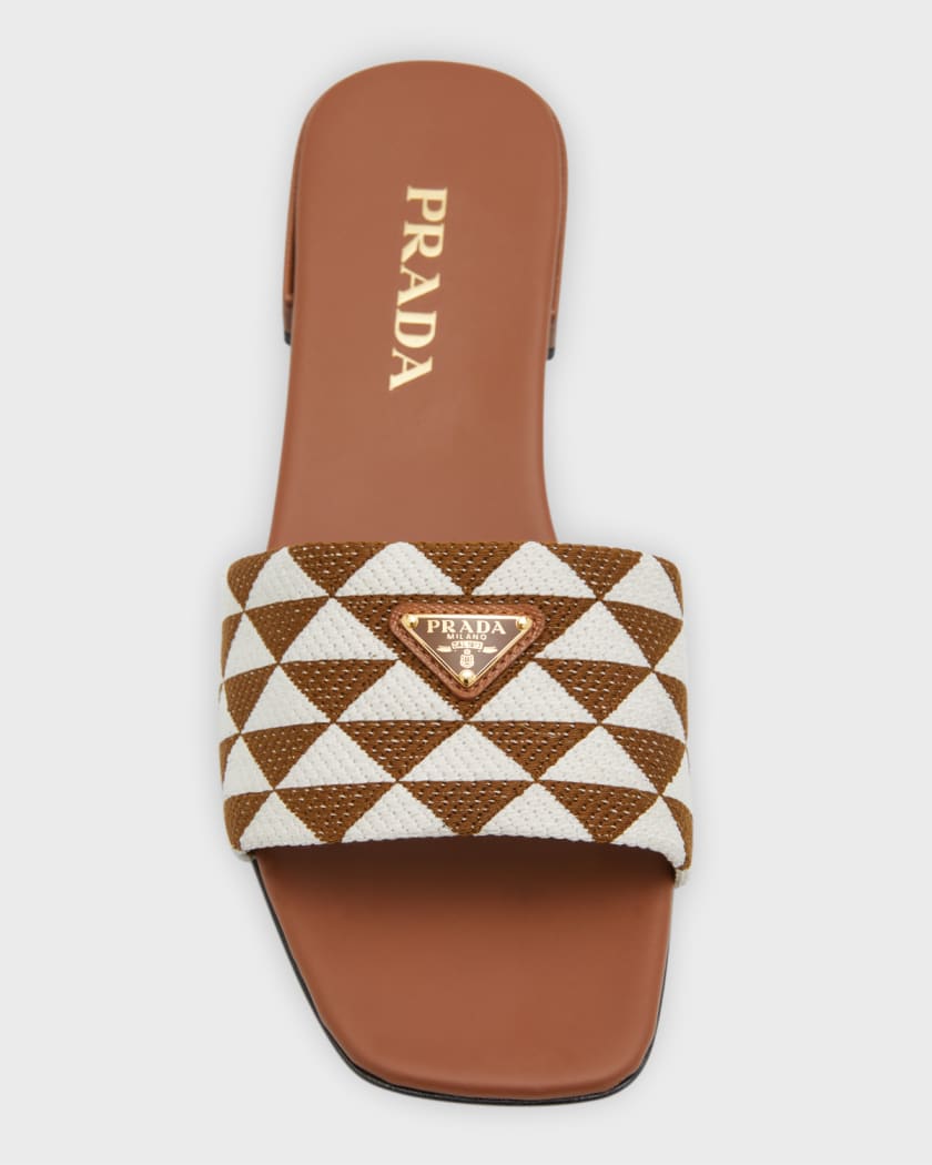 Prada logo 2025 flip flop