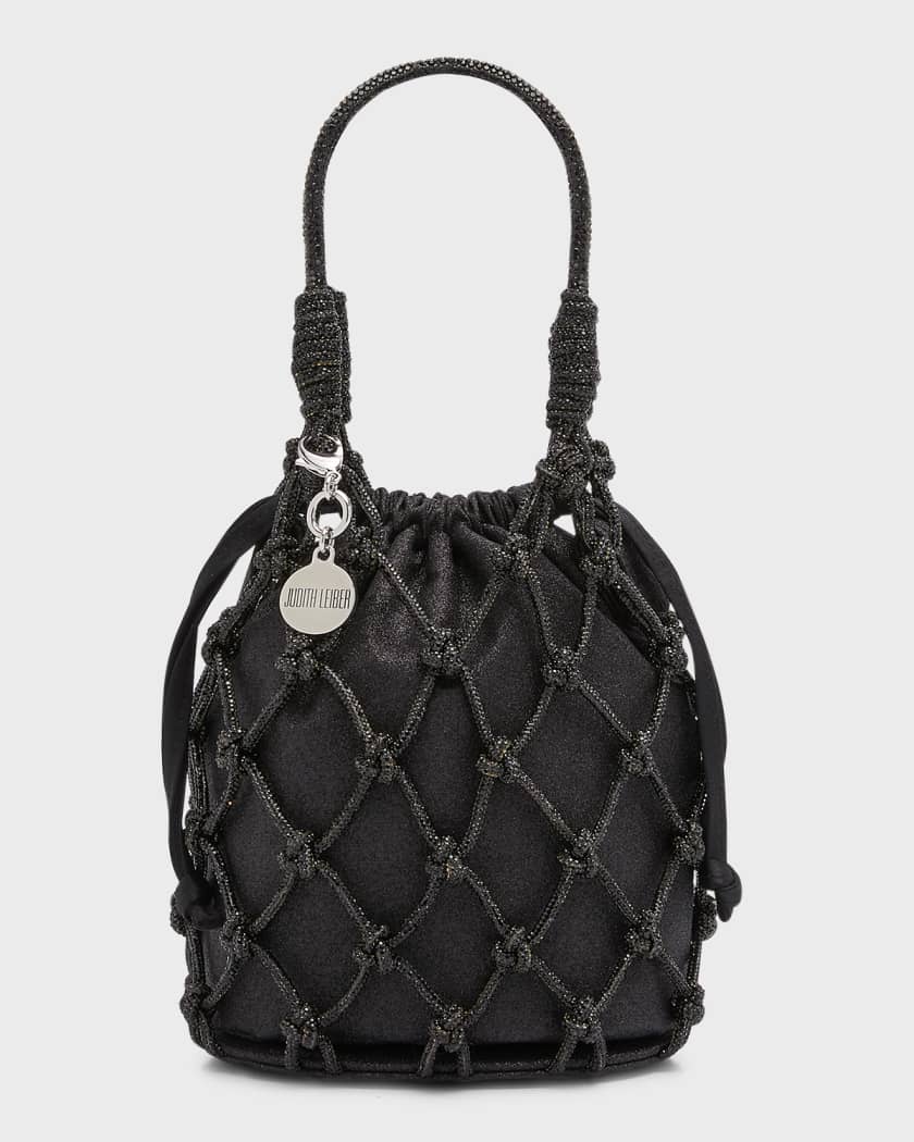 Judith Leiber Sparkle Net Top-Handle Bag