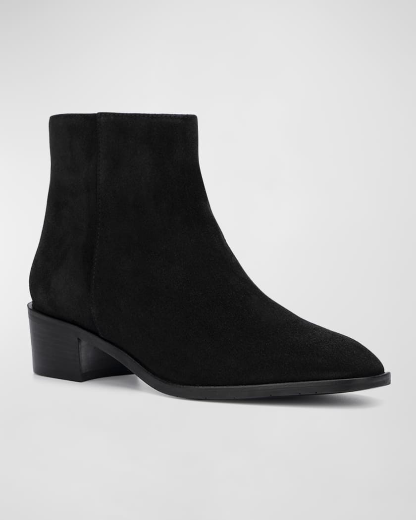 Aquatalia leather sale ankle boots