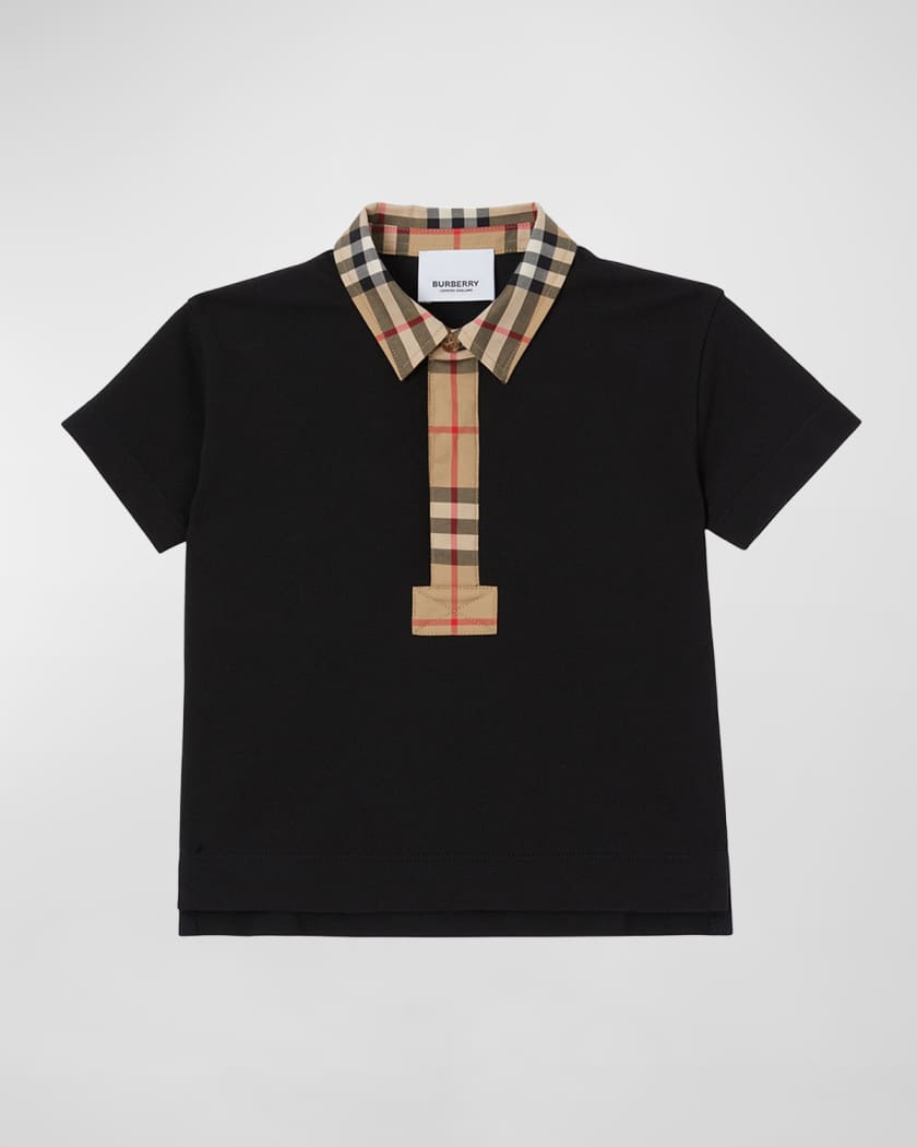 Burberry short sleeve polo shirt Clearance