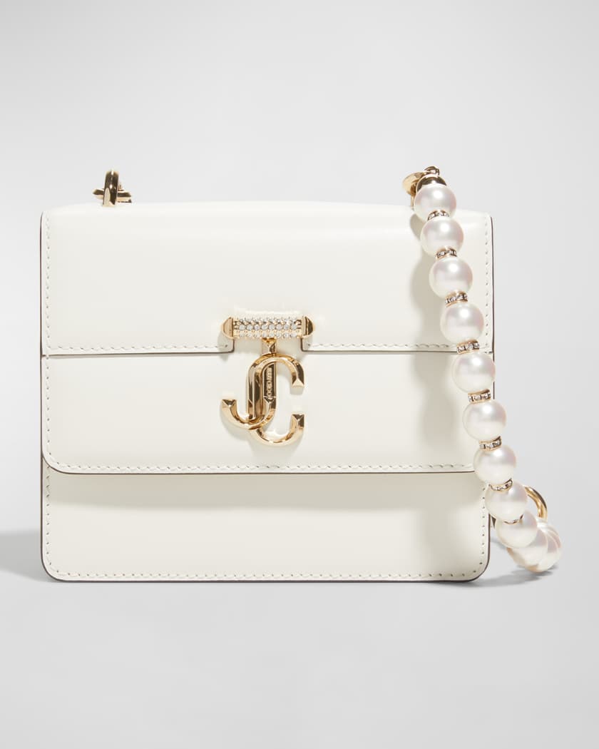 Jimmy Choo Varenne XS Pearly Flap Leather Shoulder Bag Neiman Marcus