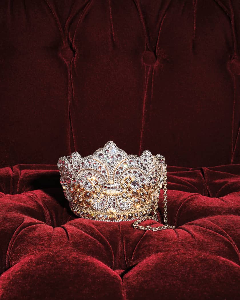 Judith Leiber Crown Jewels Crystal Clutch