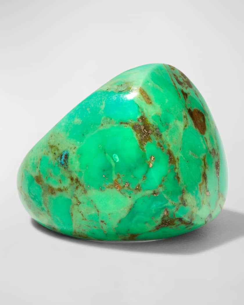Green Turquoise Statement Ring
