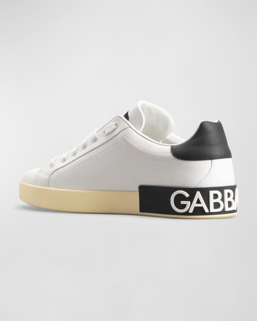 Men's Portofino Leather Low-Top Sneakers
