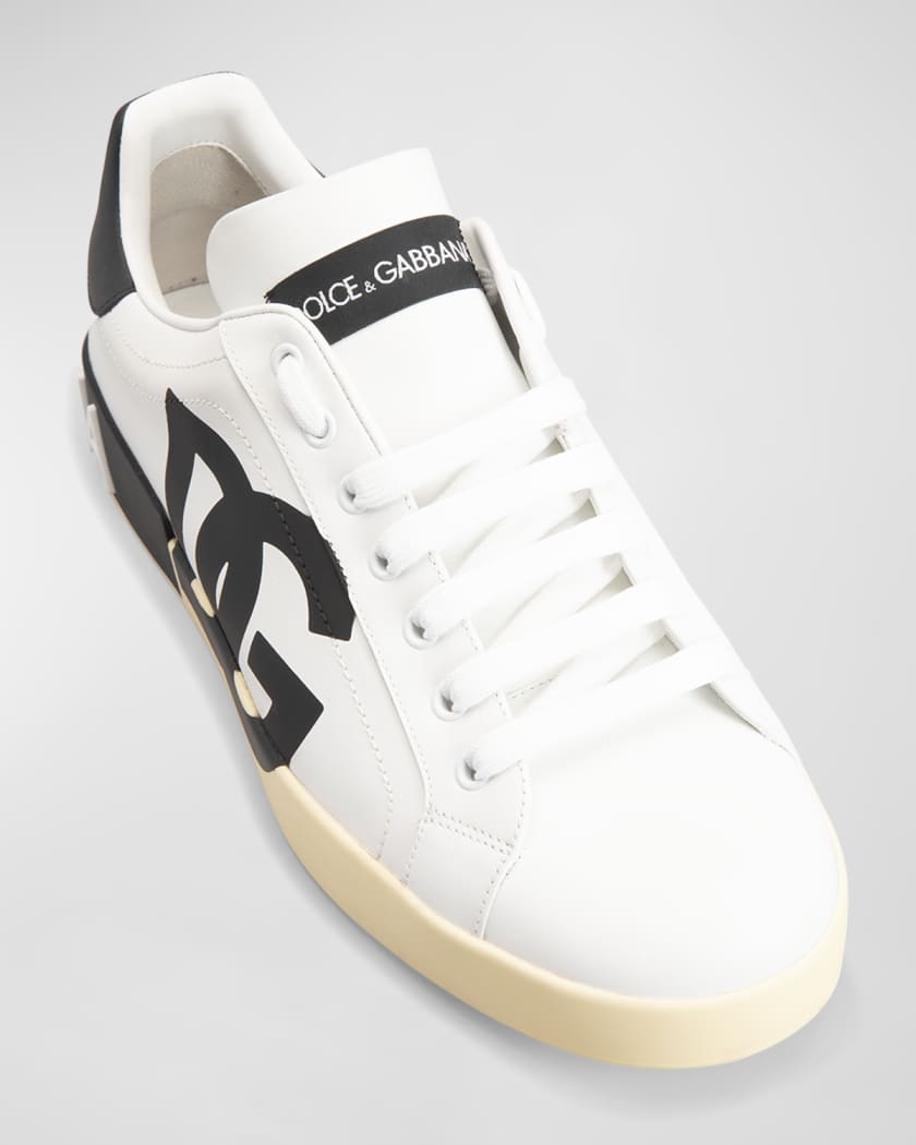 Men's Portofino Leather Low-Top Sneakers
