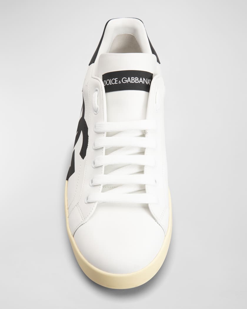 Men's Portofino Leather Low-Top Sneakers