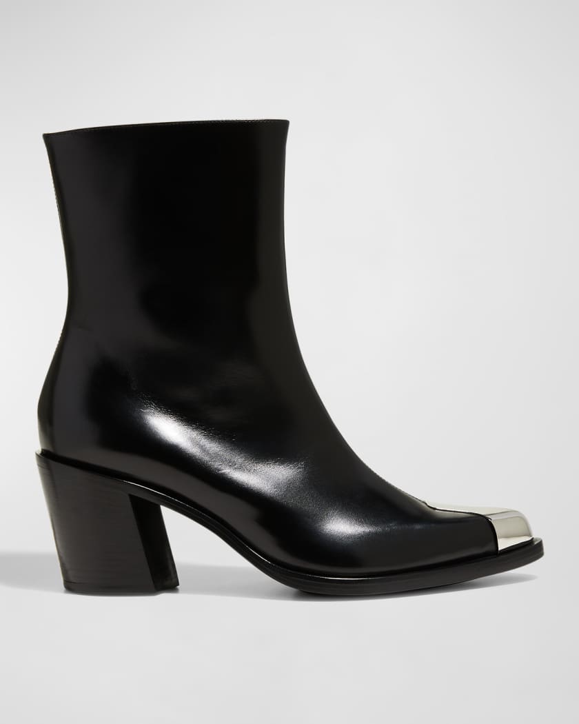 zip-up ankle boots, Alexander McQueen
