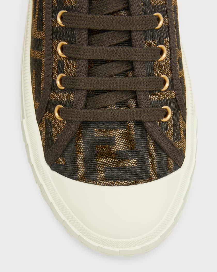 Mirakuløs Et hundrede år Enumerate Fendi FF Jacquard Low-Top Sneakers | Neiman Marcus