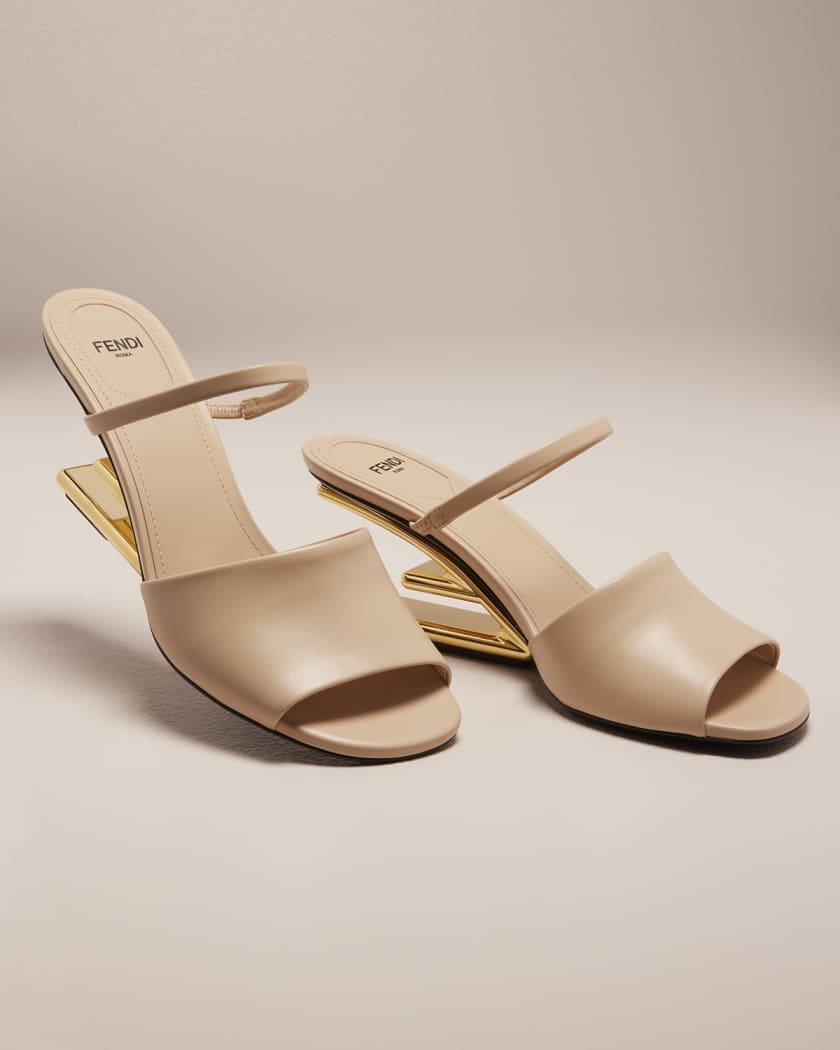 Fendi twist sandals online