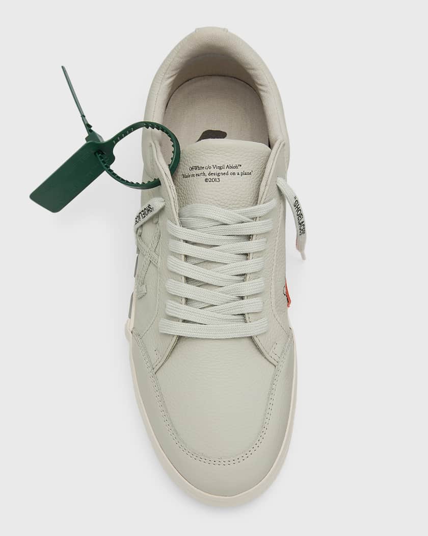 Off-White Low Vulcanized Full Leather Sneaker - Men's - Free