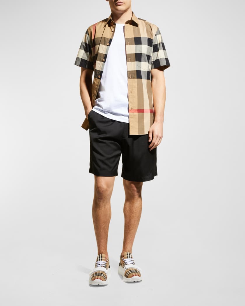 Men's Vintage Check Canvas Low-Top Sneakers