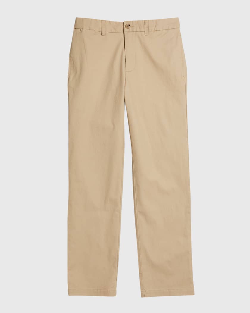 Boy's Flat Front Chino Pants
