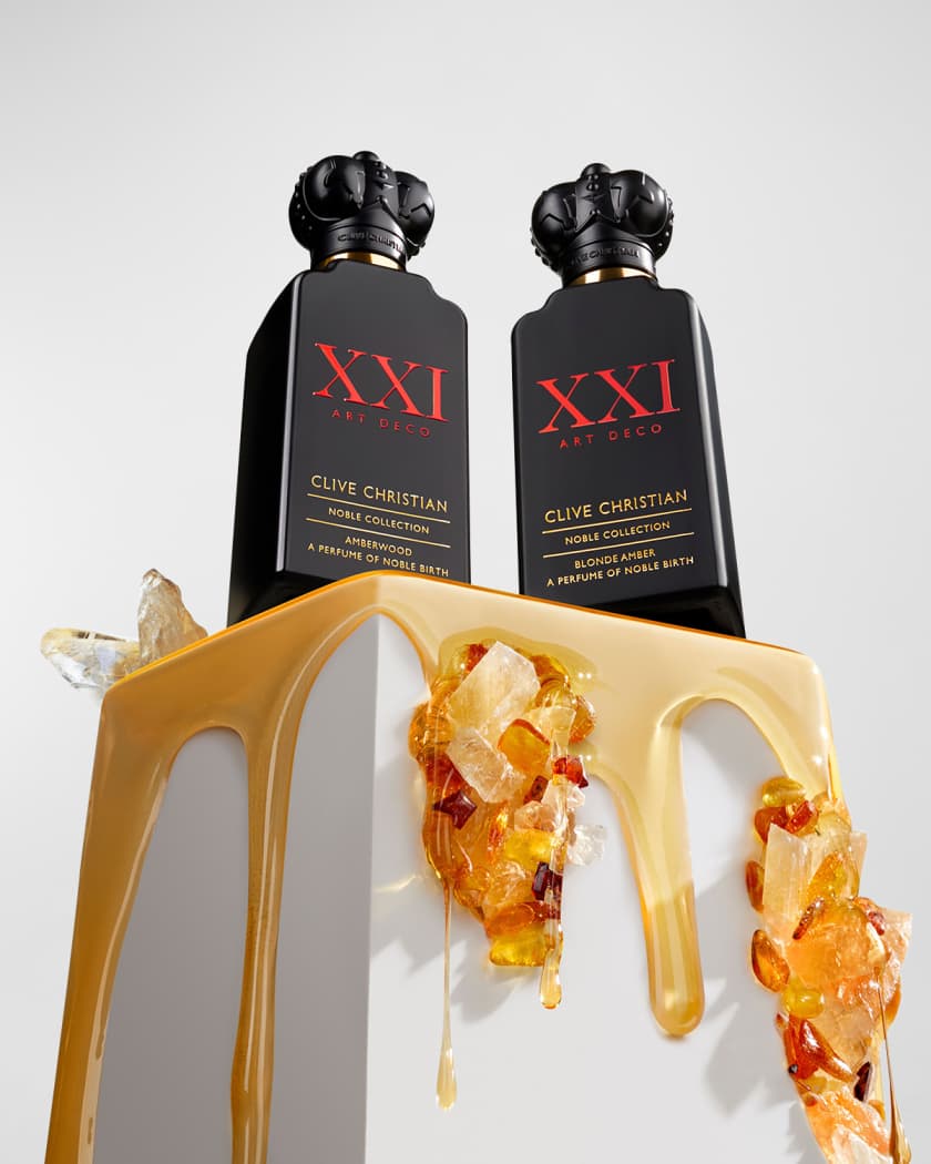 Noble Collection XXI Art Deco Blonde Amber Perfume, 1.7 oz.