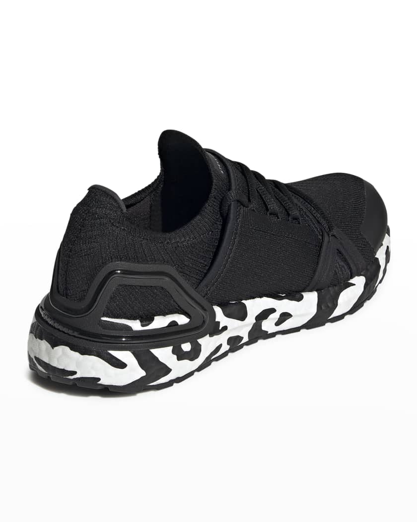 White Trainer & Black Sole Sneaker