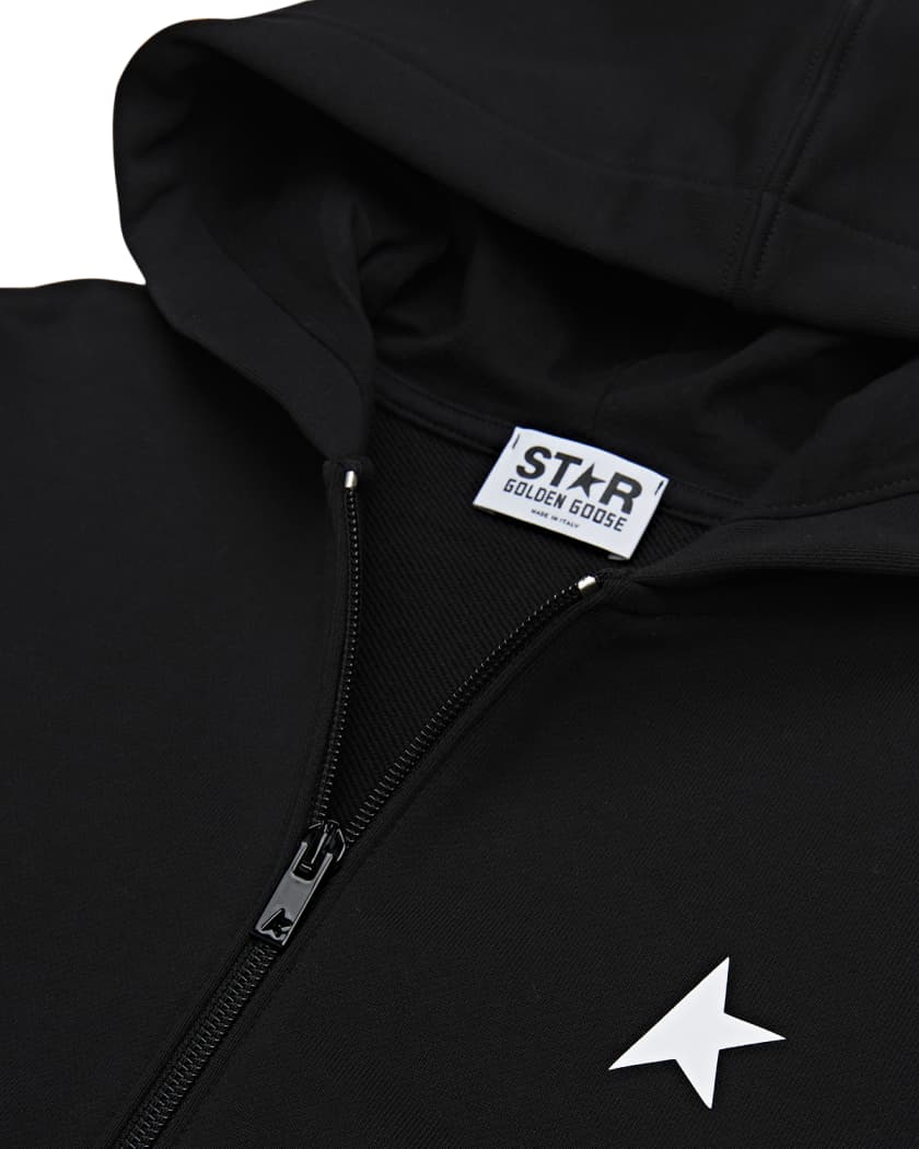 Boy's Star Zip Up Hoodie, Size 4-10