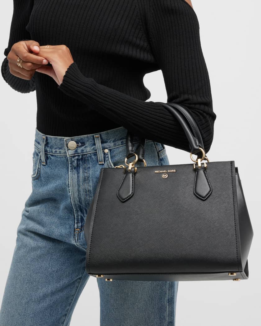 Michael michael kors leather satchel clearance