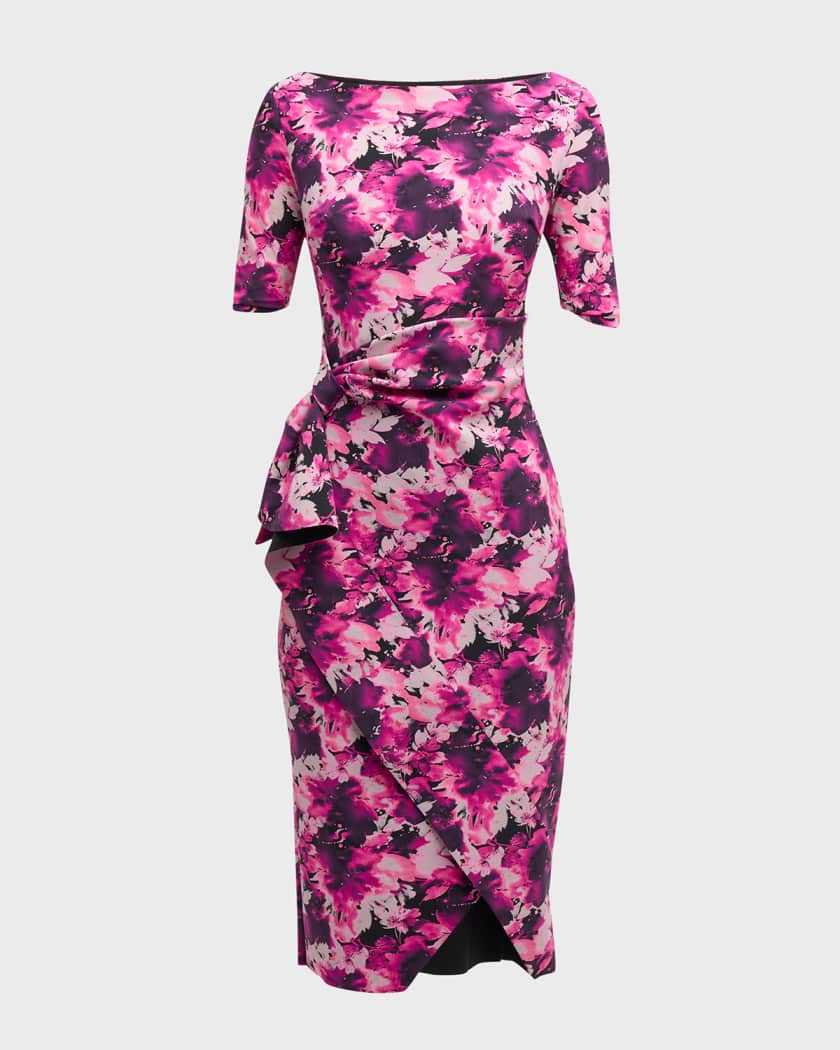Mimmaly Floral Print Sheath Dress