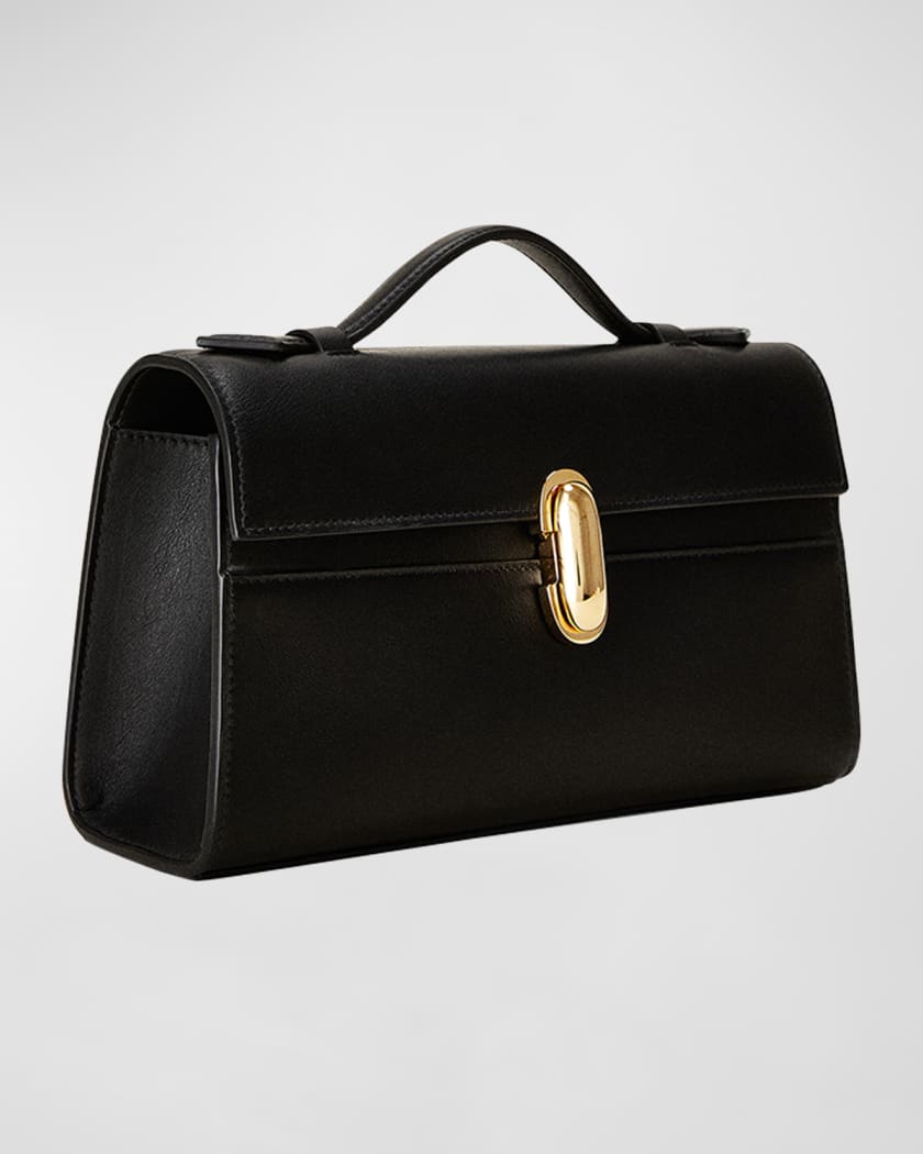 Savette-Slim Pochette Handbag-Unisex-Black